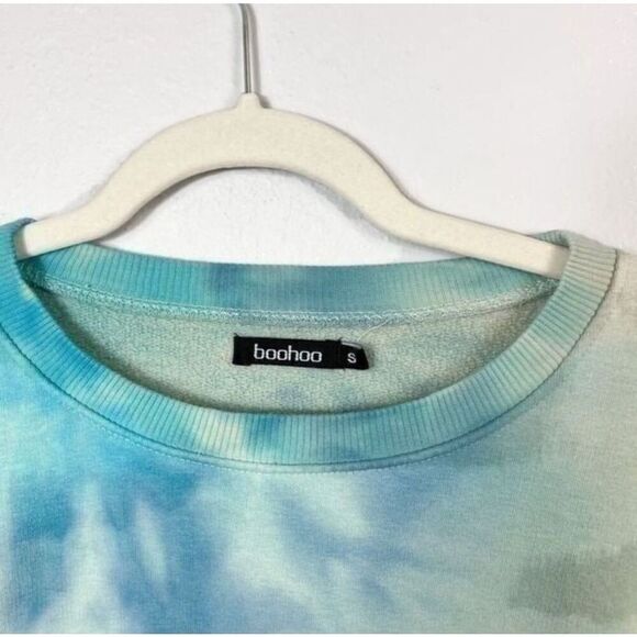 Boohoo Sweatshirt Womens Size Small Cropped - Picture 2 of 7